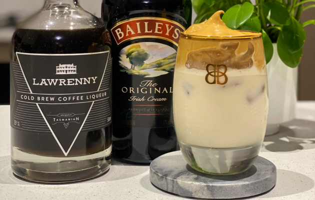 BWS Baileys Dalgona Martini Cocktail Recipe. Image supplied