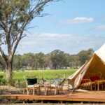 Balgownie Estate Glamping, Victoria. Image via Visit Victoria.