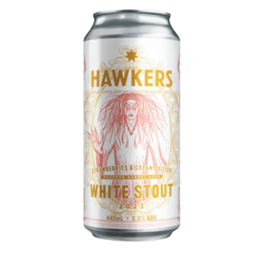 <strong>Hawkers</strong> BBA White Stout 2023 Strawberries & Cream Edition