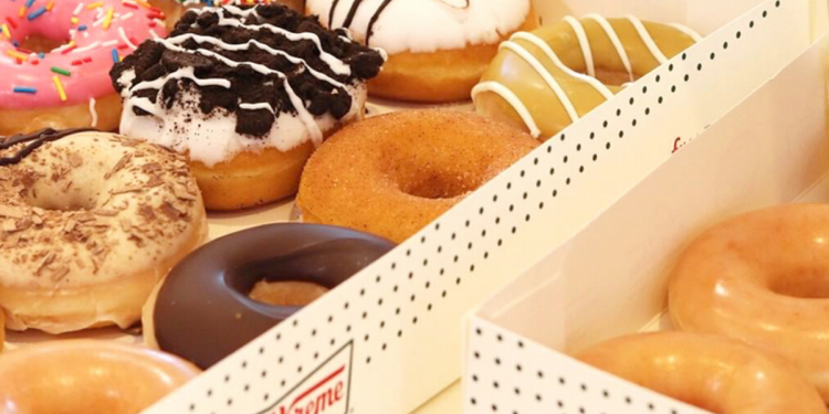 Krispy Kreme assorted Doughnuts. Image supplied