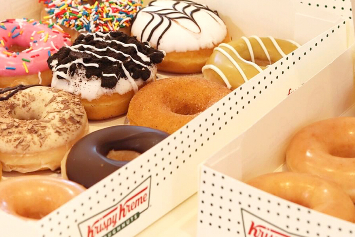 Krispy Kreme assorted Doughnuts. Image supplied