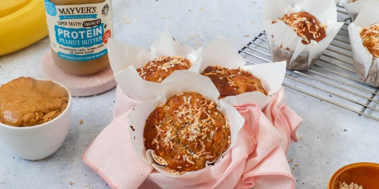 Mayver's Peanut Butter Breakfast Muffins Recipe. Image supplied