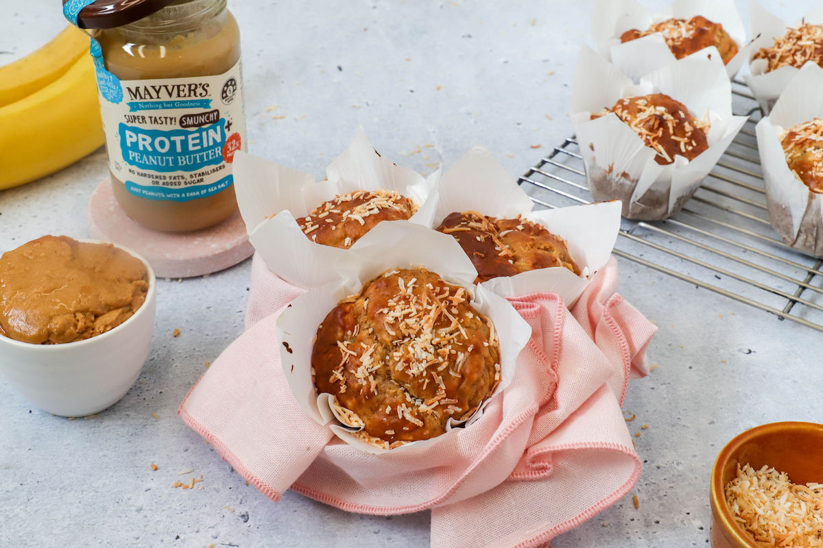 Mayver's Peanut Butter Breakfast Muffins Recipe. Image supplied