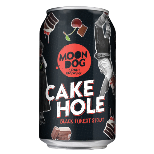 <strong>Moon Dog Craft Brewery</strong><br />
Cake Hole Black Forest Stout