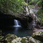 Natural Bridge Springbrook. Photographed by Set In Stone Media. Image via Tourism and Events Queensland
