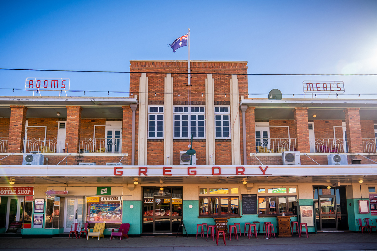 North Gregory Hotel Winton. Image via Tourism and Events Queensland