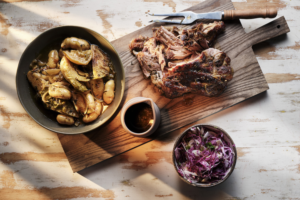 Otway Pork's Easy Slow-Cooked Pork Shoulder. Image supplied