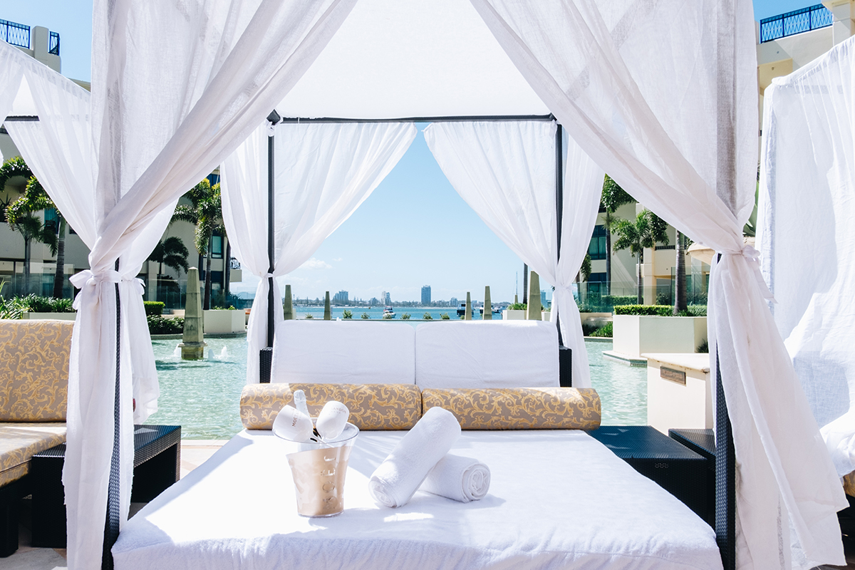 Palazzo Versace Gold Coast Lagoon Pool Cabana