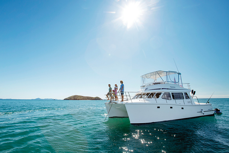 Sailing at Great Keppel Island. Photographed by Vince Valitutti. Image via Tourism and Events Queensland