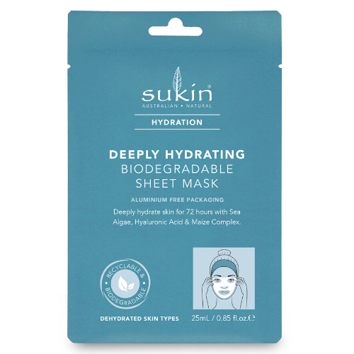<strong>Sukin</strong> Deeply Hydrating Biodegradable Sheet Mask