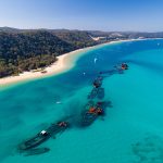 Tangalooma Wrecks. Image via Tourism and Events Queensland