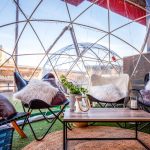 The Wharf Hotel Docklands Melbourne igloo. Interior. Australian Venue Co. Image supplied