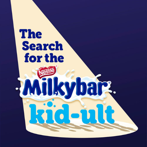 The search for the Milkybar kidult. Image supplied.