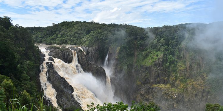 Barron Falls, Queensland. Photographed by Madeline Paulsen. Image supplied via Hunter and Bligh
