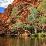 Ellery Creek Big Hole West MacDonnell Ranges Alice Springs. Photographed by Michael Bluschke. Image via shutterstock