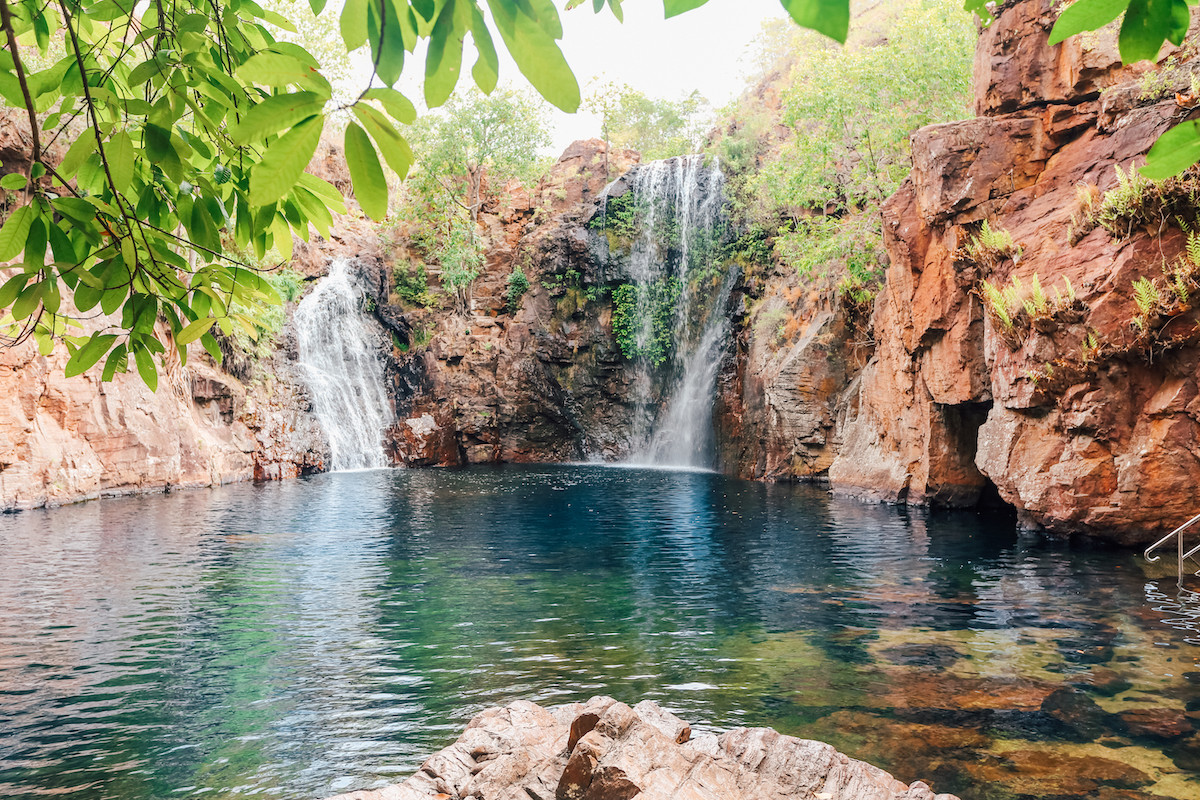 Florence Falls Northern Territory. Photographed by Lucy Ewing. Image via Tourism Northern Territory supplied