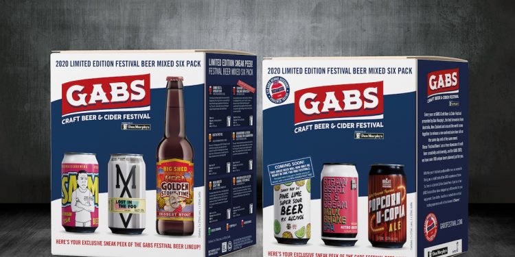 GABS 2020 Festival Beer Mixed Six Pack Dan Murphy's. Image supplied