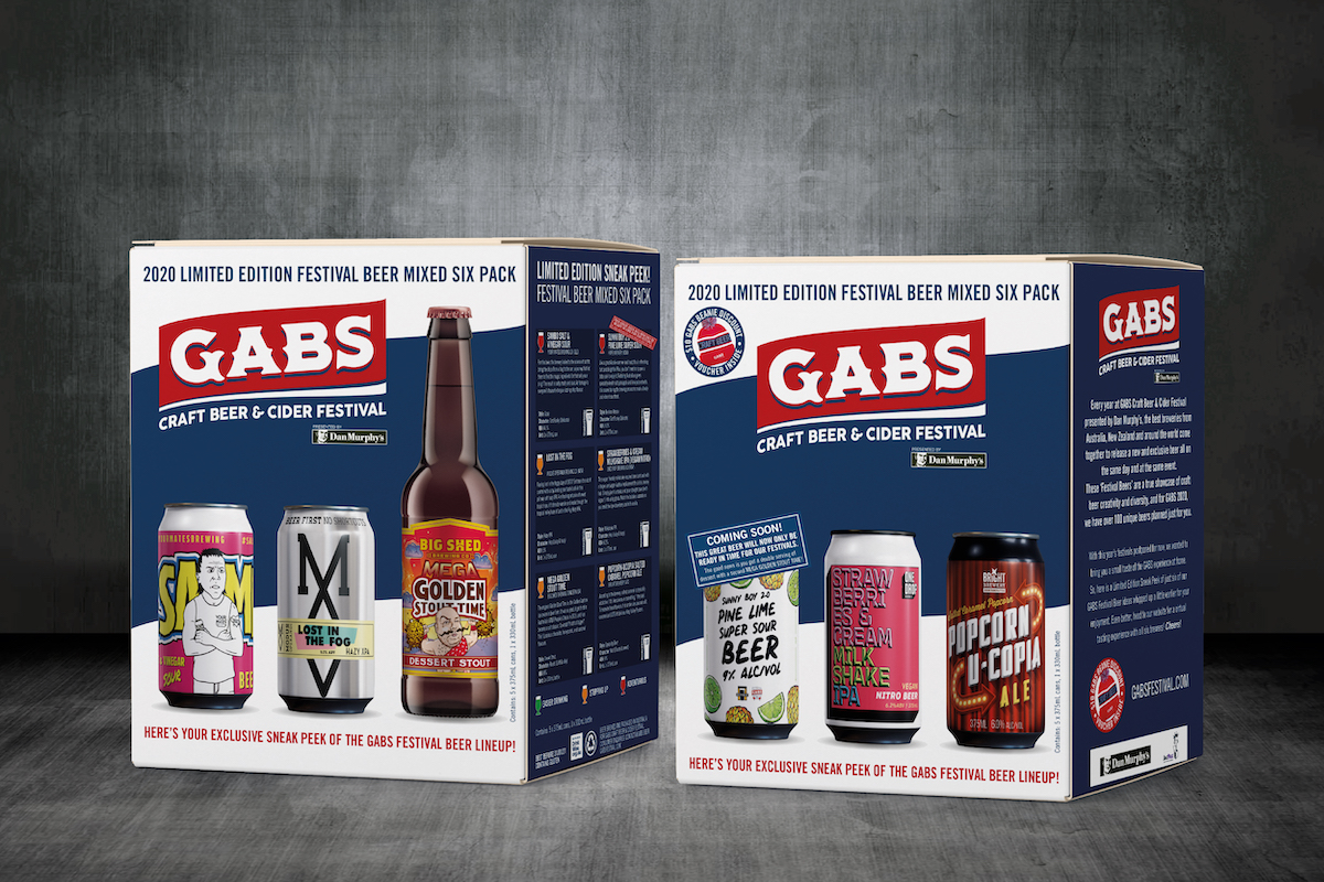 GABS 2020 Festival Beer Mixed Six Pack Dan Murphy's. Image supplied