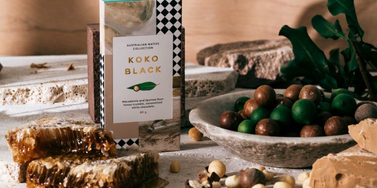 Koko Black Australian Native Collection. Macadamia and Spotted Gum. Image supplied
