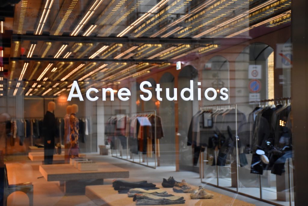 Acne Studios Store. Image by Balazs Sebok via Shutterstock.