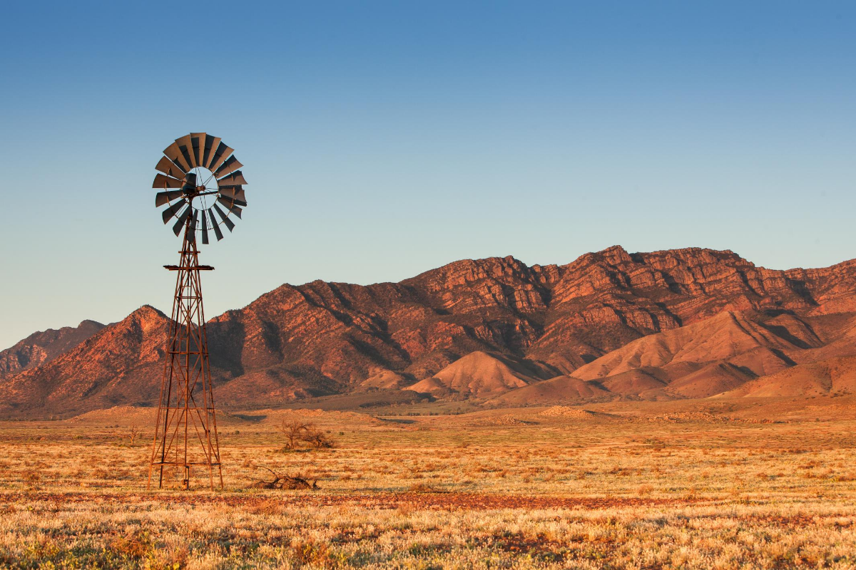 Flinders Ranges in South Australia. Photographed by kwest. Image via Shutterstock