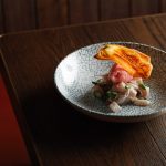 Hiramasa Kingfish Ceviche. Tequila on York by Tequila Mockingbird. Photographed by Steven Woodburn. Image supplied