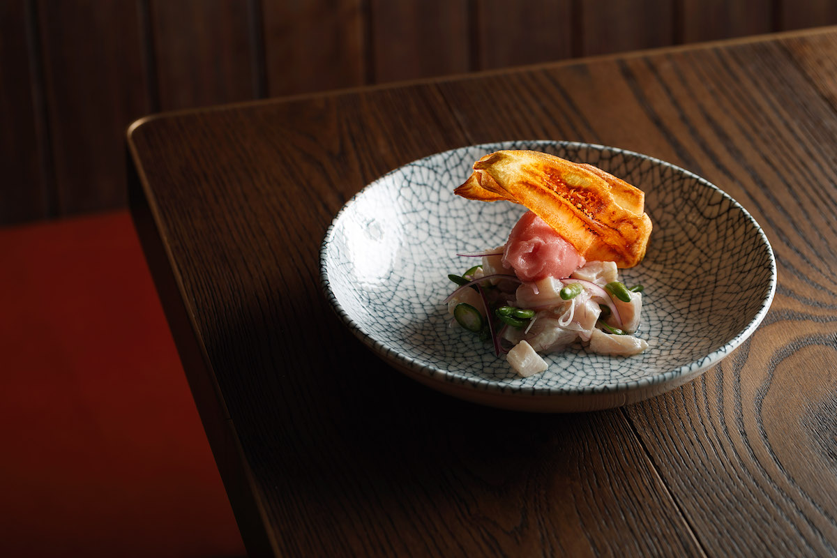 Hiramasa Kingfish Ceviche. Tequila on York by Tequila Mockingbird. Photographed by Steven Woodburn. Image supplied