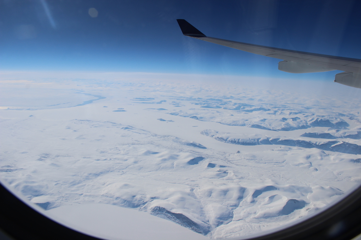 Ice Floe From Plane by Mademoiselle N via Shutterstock