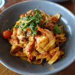Pasta $34. Empire Lounge Rose Bay. Photographed by Rebecca Magro. Image supplied via Hunter and Bligh