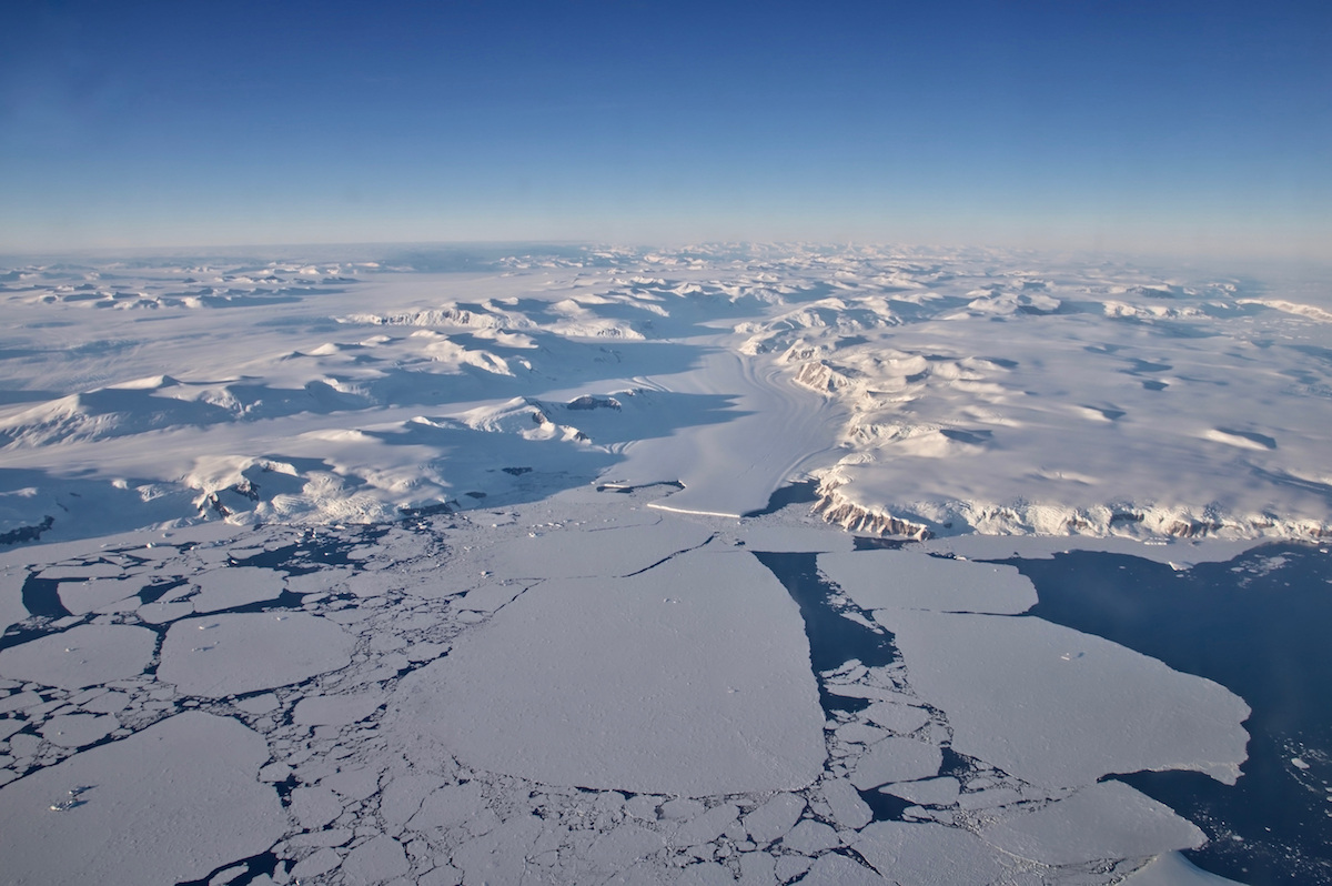 Scenic Flight Over Antarctica by Robert Marxen via Shutterstock