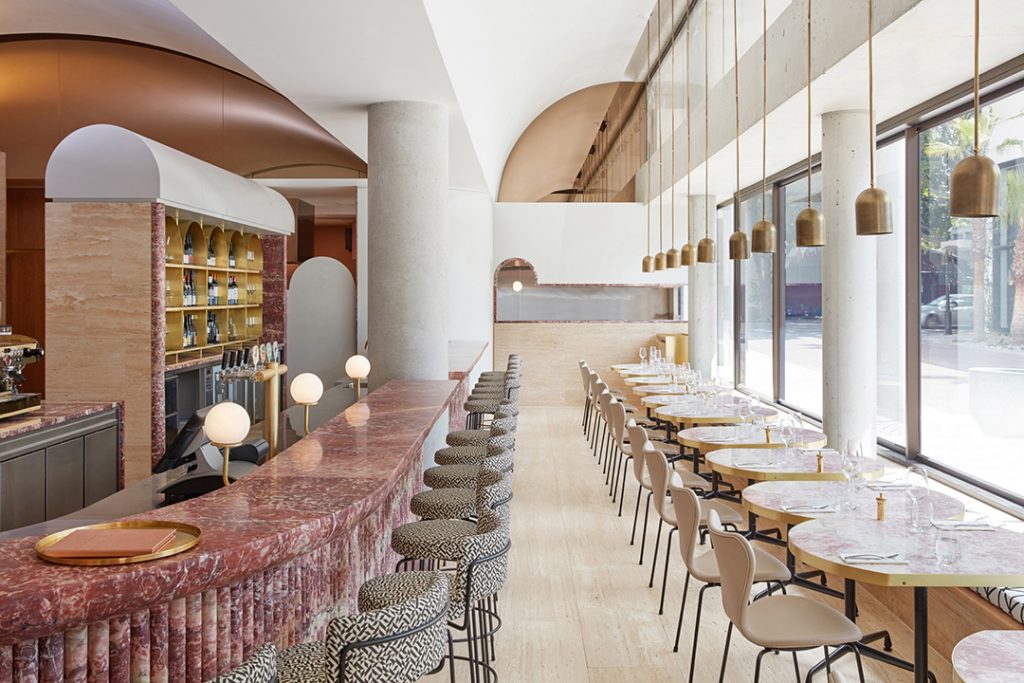 Lobby Bar, The Callie Hotel Brisbane. Image supplied. Image by Sean Fennessy