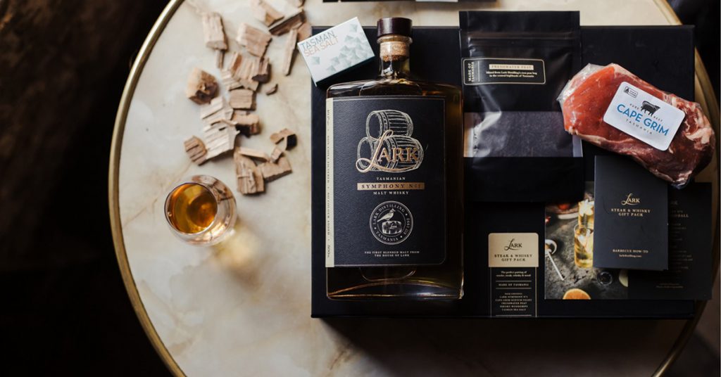 Lark Steak & Whisky Masterclass Gift Box 2020. Image supplied.