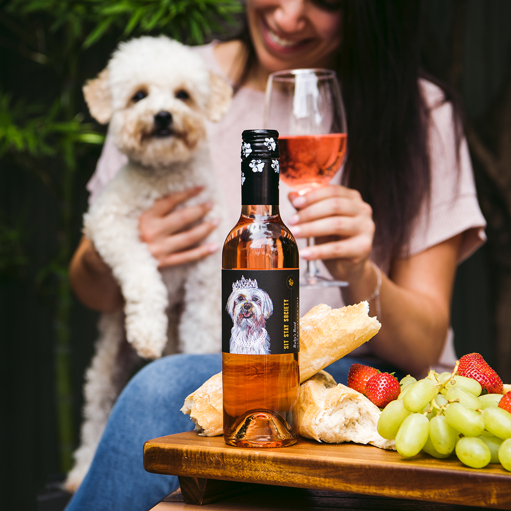 Sit Stay Society: Ruby’s Rosé. Image supplied.