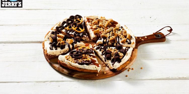 Ben and Jerry's Australia Doughlicious Pizza. Fast Food Series. Image supplied