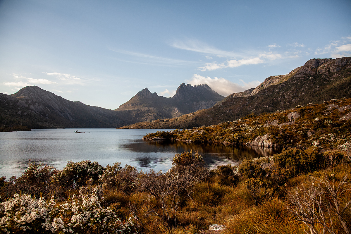 Cradle Mountain, Tasmania. Sourced from Tourism Australia, Photography by Cultivate Productions.