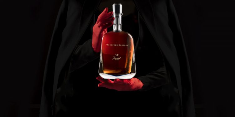 Limited-Edition Woodford Reserve Baccarat Edition Whiskey. Image supplied.