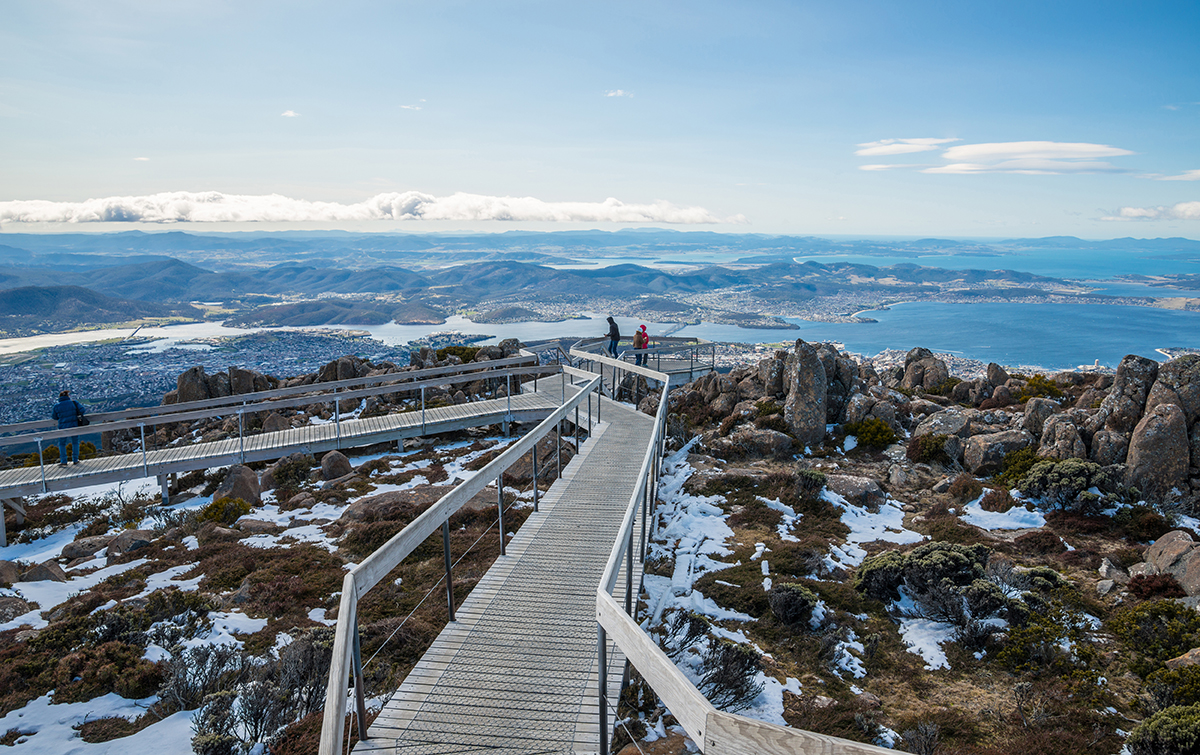 Mount Wellington Boardwalk, Tasmania. Sourced from Shutterstock, Photographed by Boyloso