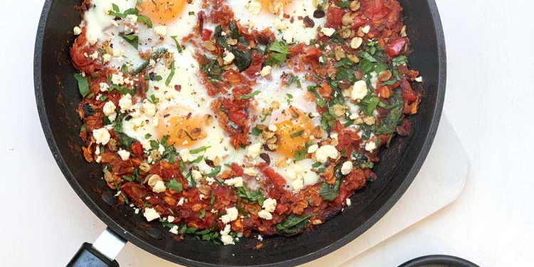Uncle Tobys x Kathleen Alleaume - Oat Shakshuka. Image supplied