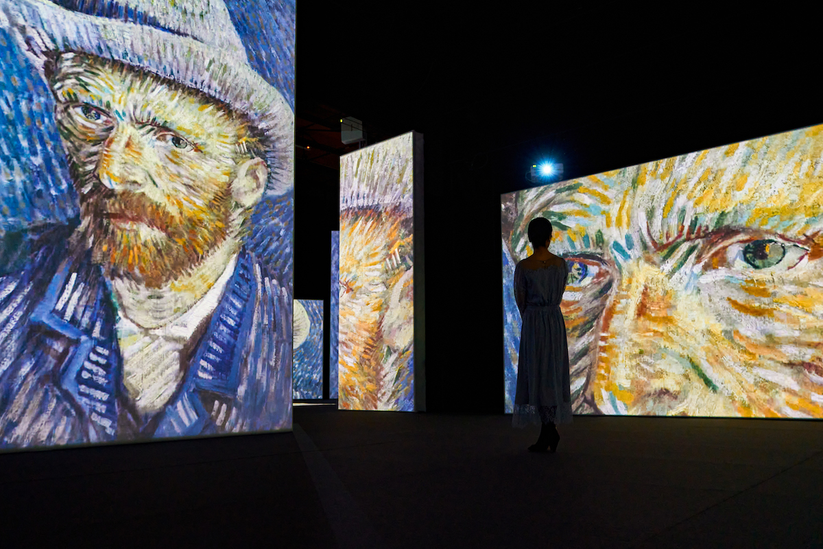 Van Gogh Alive Sydney. Vincent Van Gogh Self Portrait. Image supplied