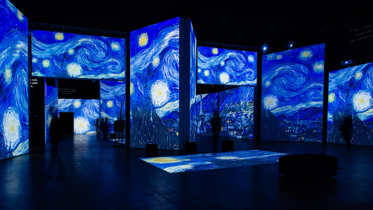 Van Gogh Alive Sydney. Vincent Van Gogh The Starry Night. Image supplied