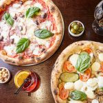 Diavola and Vegetariana Pizza. Photographed by Yasmin Mund. Image: Supplied