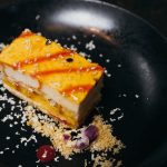 White Chocolate Cheesecake. Bel & Brio Disaronno Dinner. Photographed by Leon Chen. Image supplied.