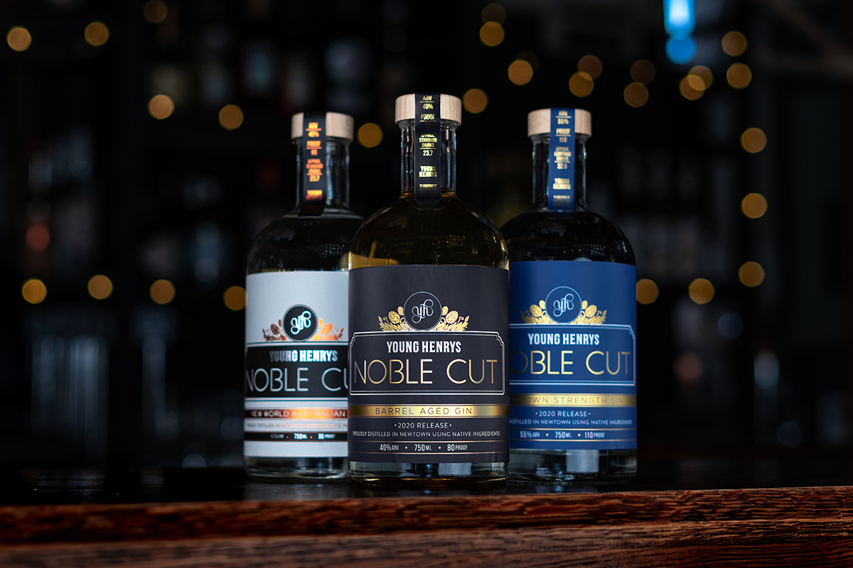 Young Henry's Noble Cut Gin. Image supplied.