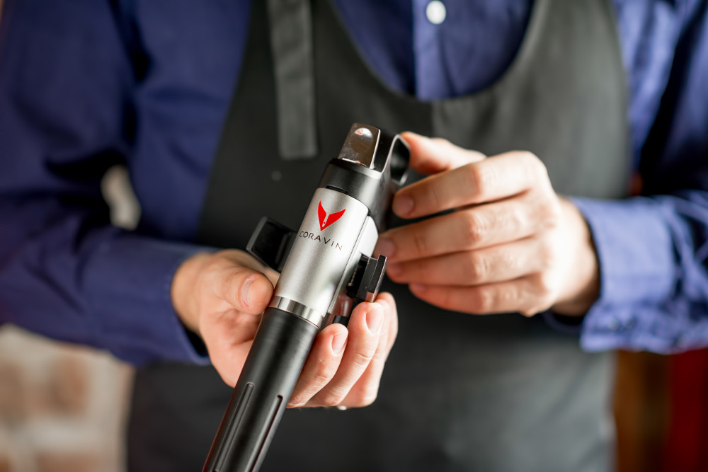 Coravin Wine Preserver. Photographed by RossHelen. Sourced via Shutterstock