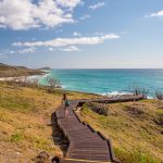 Path to Champagne Pools, Fraser Island. Image supplied by Tourism and Events Queensland.