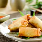 Spring rolls. Image Sourced From Shutterstock, Photographed by naito29.