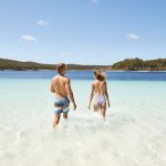 Lake McKenzie, Fraser Island. Image supplied by Tourism and Events Queensland.