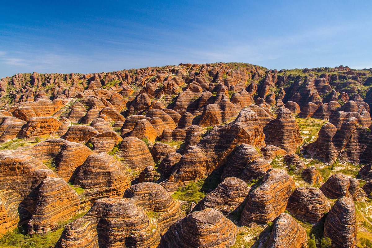 The Bungle Bungles, Purnululu National Park. Photographed by Alex Couto. Image via Shutterstock