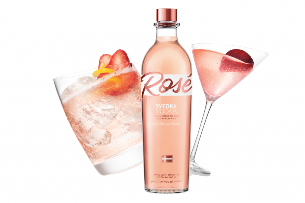 SVEDKA Rosé Vodka. Image supplied