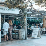 Cafe Le Monde on Hastings Street in Noosa, Queensland.